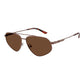Emporio Armani Brown Metal Sunglasses