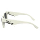Karl Lagerfeld White Acetate Sunglasses