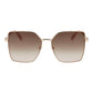 Longchamp Gold Metal Sunglasses