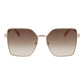 Longchamp Gold Metal Sunglasses