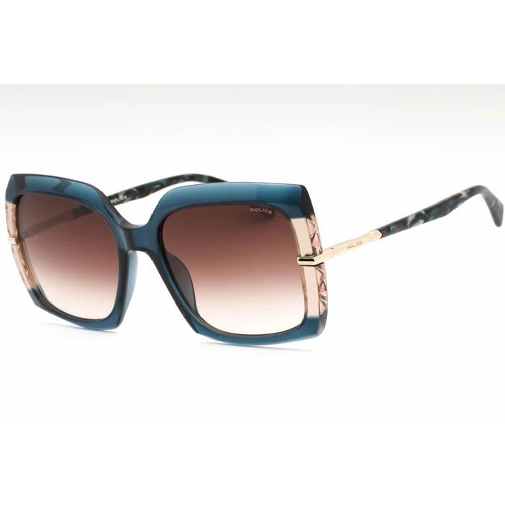 Police Blue Acetate Sunglasses
