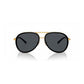Versace Black Metal Sunglasses