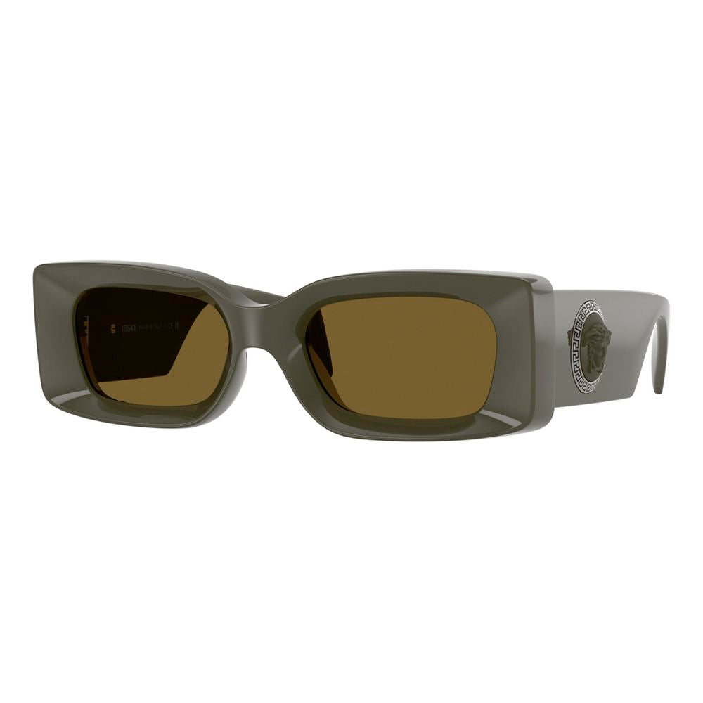 Versace Gray Acetate Sunglasses