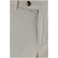 Brunello Cucinelli White Cotton Casual Pants