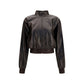 Gucci Brown Lamb Ovis Aries Aries Bomber