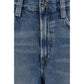 Agolde Blue Cotton Relaxed Fit Jeans