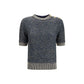 Balmain Blue Polyamide Sweatshirt