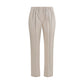Brunello Cucinelli Beige Cotton Casual Pants