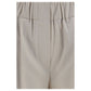 Brunello Cucinelli Beige Cotton Casual Pants