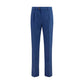 Brunello Cucinelli Blue Cotton Chino Pants