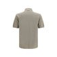 Brunello Cucinelli Bicolor Cotton Polo Shirt