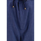 Brunello Cucinelli Blue Linen Bermuda Shorts