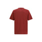Brunello Cucinelli Bordeaux Cotton T-Shirt