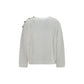 Brunello Cucinelli White Cotton Sweatshirt