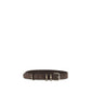 Valentino Garavani Brown Suede Leather Regular Belt