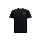Comme Des Garçons Play Black Cotton T-Shirt
