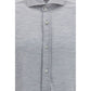 Brunello Cucinelli Gray Silk Dress Shirt
