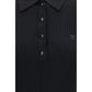 Courrèges Black Viscose Dress Shirt