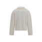 Courrèges White Wool Oves Aries Sweatshirt
