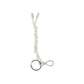 Prada White Recycled Polyamide Keychain