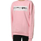Philippe Model Pink Cotton Logo Long Sleeves Pullover Sweater