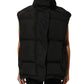 Dolce & Gabbana Black Polyester Sleeveless Padded Men Puffer Jacket