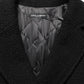 Dolce & Gabbana Black Double Breasted Men Trench Coat Jacket