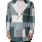 Dolce & Gabbana Multicolor Patchwork Linen Double Breasted Jacket