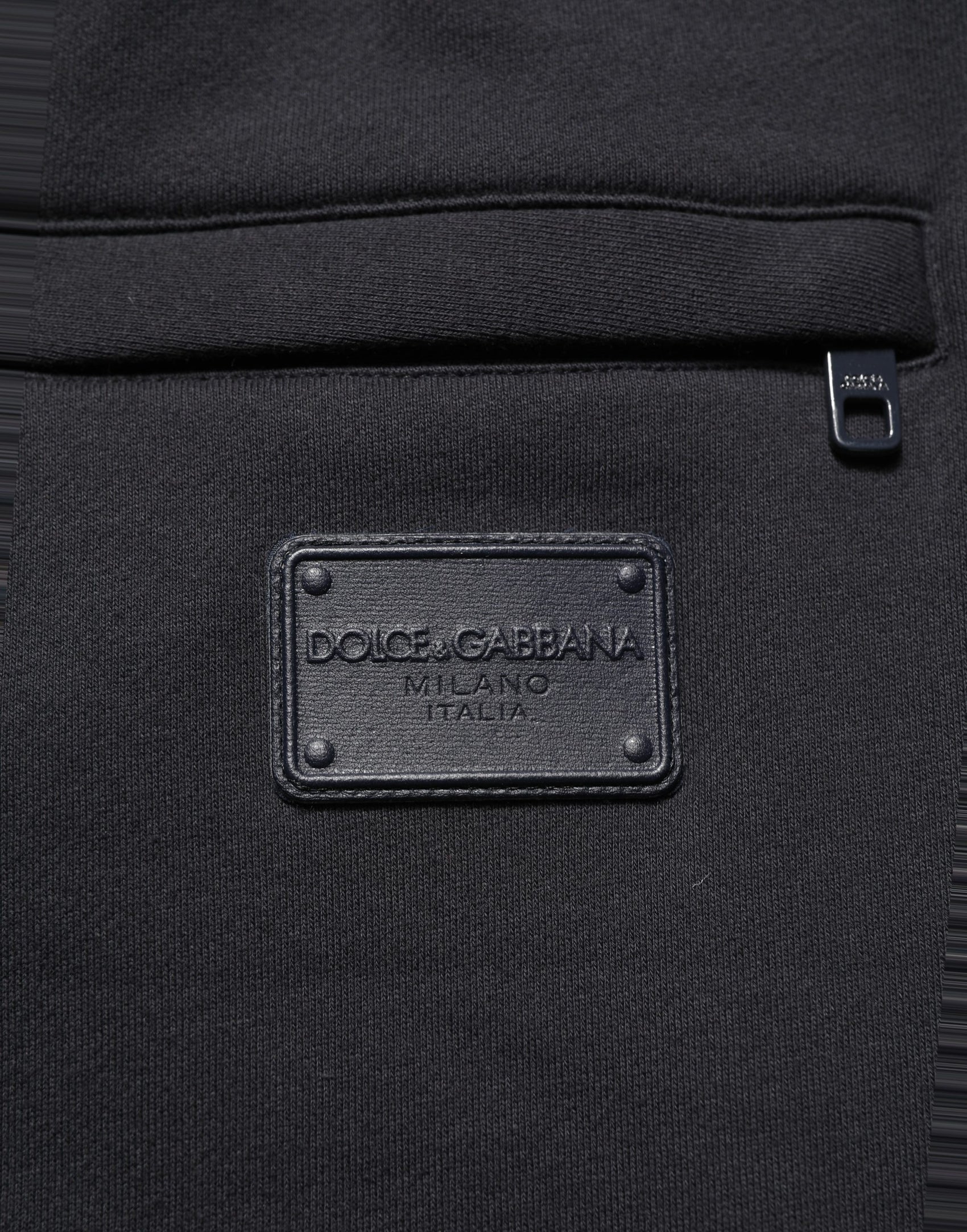 Dolce & Gabbana Black Drawstring Viscose Jogger Men Sweatpants Pants