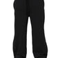 Dolce & Gabbana Black Drawstring Viscose Jogger Men Sweatpants Pants