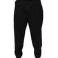 Dolce & Gabbana Black Pinstripe Wool Men Dress Trouser Pants