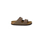 Birkenstock Brown Leather Slippers