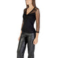 Morgan De Toi Black Polyester Blouse