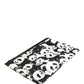 Dolce & Gabbana Black White Panda Print Nylon Clutch Men Pouch Borse Bag