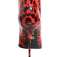 Dolce & Gabbana Red Leopard Cardinale Ankle Boots Shoes