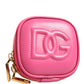 Dolce & Gabbana Pink Calf Leather DG Logo MULTIFUNCTIONAL KIT Borse Bag