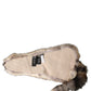 Dolce & Gabbana Brown Frost Fox Fur Neck Warmer Winter Scarf