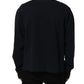 Dolce & Gabbana Dark Blue Logo Cotton Sweatshirt Sweater