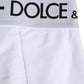 Dolce & Gabbana White Logo Waistband Coulotte Panty Underwear