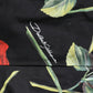 Dolce & Gabbana Black Floral Print One Piece Swimsuit Swimwear