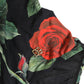 Dolce & Gabbana Black Floral Print One Piece Swimsuit Swimwear