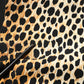 Dolce & Gabbana Brown Leopard Print Silk Sheath Midi Dress