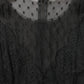 Dolce & Gabbana Black Lace Trim Sleeveless A-line Mini Dress