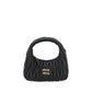 Miu Miu Black Calf Leather Bos Taurus Handbag