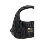 Miu Miu Black Calf Leather Bos Taurus Handbag