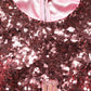 Dolce & Gabbana Pink Long Sequined Corset Detailing Gown Dress