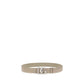 Dolce & Gabbana Gray Calf Leather Bos Taurus Regular Belt