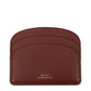 A.P.C. Brown Leather Cardholder