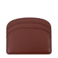 A.P.C. Brown Leather Cardholder