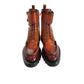 Santoni Red Leather Women Boots